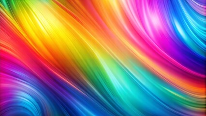 Fototapeta premium Blurred colored abstract background. Smooth transitions of iridescent colors. Colorful gradient. Rainbow backdrop.