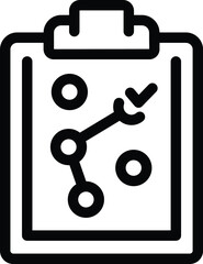 Personal growth strategy icon outline vector. Life balance guidance. Personality skills development