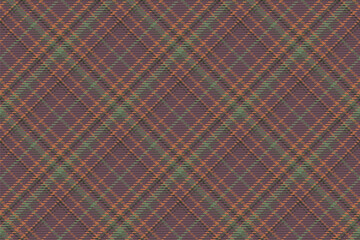 Seamless pattern of scottish tartan plaid. Repeatable background with check fabric texture. Vector backdrop striped textile print.