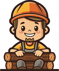 Cartoon Lumberjack