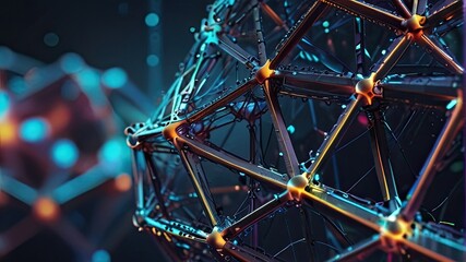 Fototapeta premium ferris wheel at night