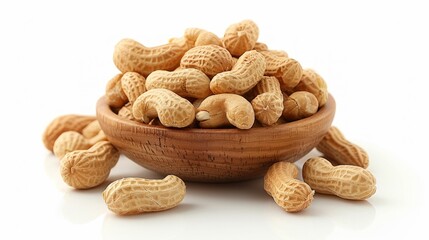 Bowl of Peanuts. Generative ai