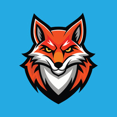 Fox Mascot Logo Design Fox Vector Illustration
