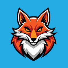 Fox Mascot Logo Design Fox Vector Illustration

