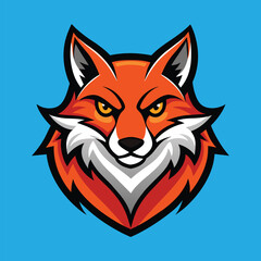 Fox Mascot Logo Design Fox Vector Illustration
