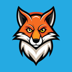 Fox Mascot Logo Design Fox Vector Illustration
