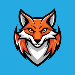 Fox Mascot Logo Design Fox Vector Illustration
