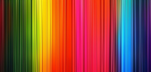Abstract background, spectrum of colors in geometric striped pattern, incorporating every shade of the rainbow 