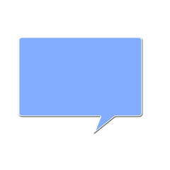 Speech Bubble Label Banner