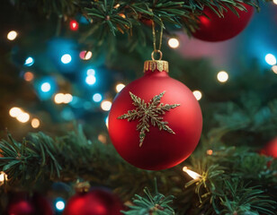 Allegria e luminosità: albero di Natale festoso
