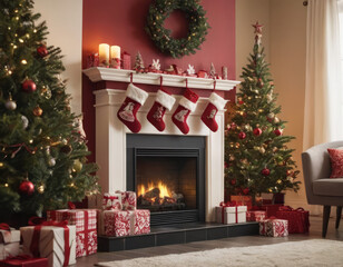 Calore di Natale: fuoco e regali
