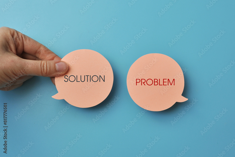 Poster Dialogue with questions and problem solving. Finding solutions to problems