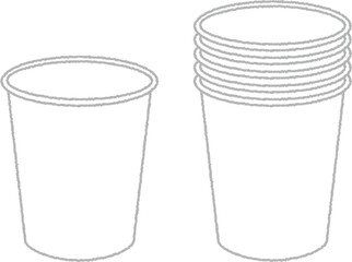 紙コップのイラスト