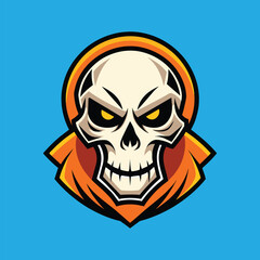 Skull Vector Skull Head Illustration Skull Mascot
