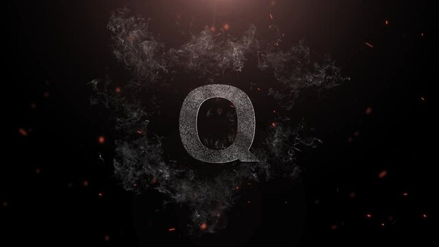 Q Cinematic Logo Letter, Luxury Q QQ Logo Animation Video Template