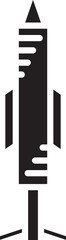 Missile Glyph Icon