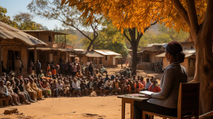 Community Sensitization on Covid-19 Health Awareness in a Rural Village Setting