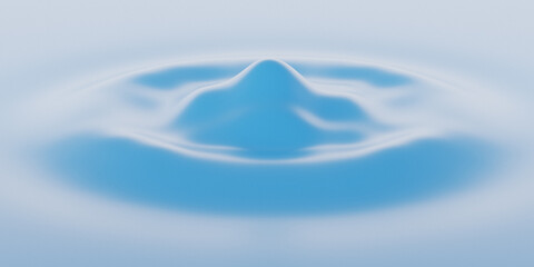 rippling blue water