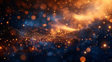 Fototapeta premium Abstract Close Up of Fiber Optics Light for Background