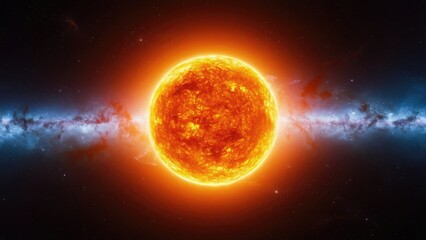 Obraz premium Celestial Body: The Burning Sun