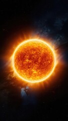 Obraz premium Solar Flare Activity