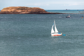 sailboat on the sea