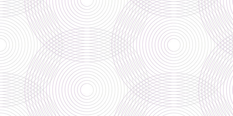 Seamless geometric spiral pattern and abstract circle wave lines overlapping pattern isolated. Design  technology or modern concept. Ornament overlapping background. Colorful element line pattern.