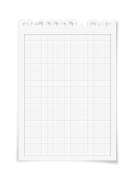 Hoja libreta cuadros 01