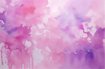 Pink watercolor background, abstract watercolor background with watercolor splashes