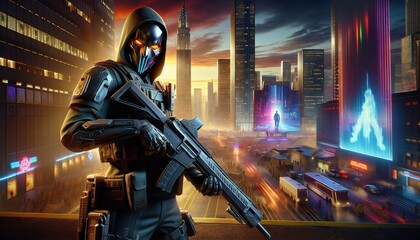 first person shooter game character