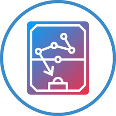 Goal Strategy Icon Style
