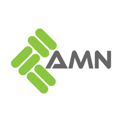 AMN letter logo vector design, AMN simple and modern logo. AMN luxurious alphabet design