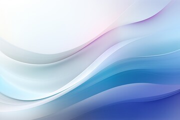 Abstract Fluid Wave Design with Gradient Colors in Blue and Purple Hues.