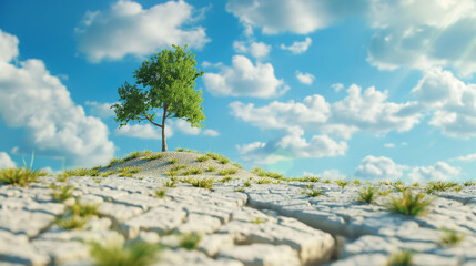 Fototapeta premium tree and the sky