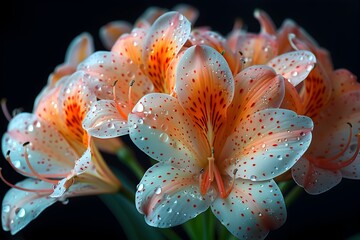 Exquisite Macro Floral Photography on Dark Background