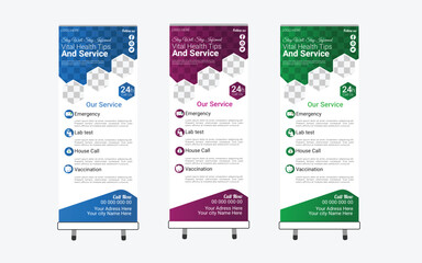 Modern  Medical Roll-up Design 