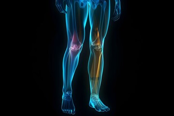 Digital 3D X ray Visualization of Painful Lower Body Anatomy