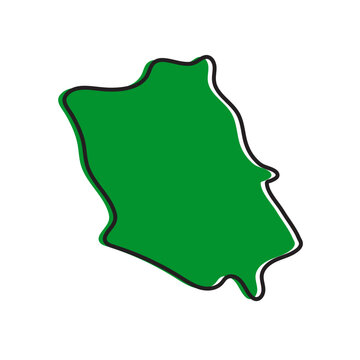 kalutara district of Sri lanka vector map illustration. Map Design