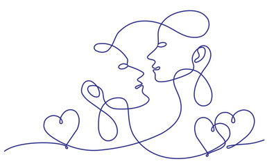 kiss vector art line isolated doodle illustration