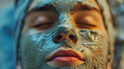 Serene Facial Mask Application for Radiant Nourished Skin