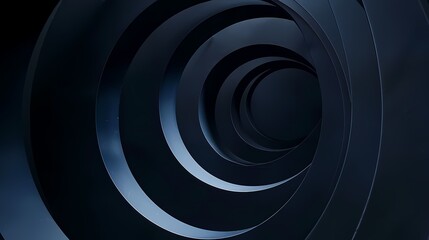 Digital technology blue and black dynamic curve poster background