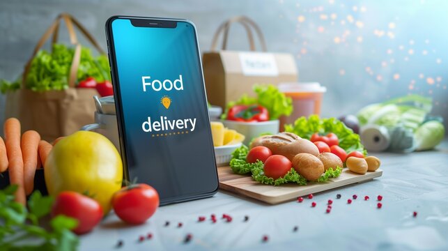 A vibrant and user-friendly food delivery mobile app interface showcasing various restaurant options, meal categories, and a seamless ordering process for a convenient dining experience.