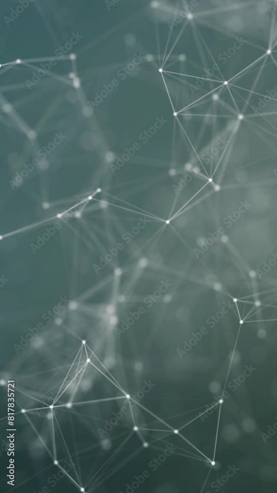 Poster 3d rendered abstract plexus shapes. digital, communication and technology background with lines and 