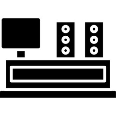 Fototapeta premium Entertainment Icon