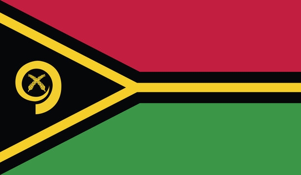 Illustration of the flag of Vanuatu