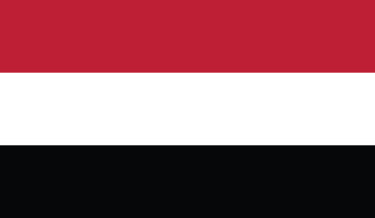 Illustration of the flag of Yemen