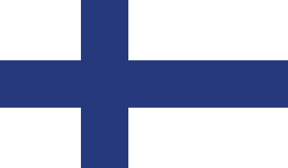 Illustration of the flag of Finland