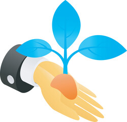 Growing plants from small