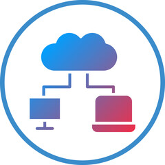 Cloud Storage Icon Style