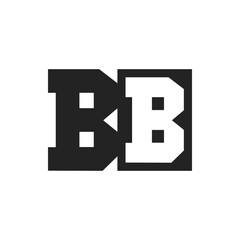 Initial Letter BB Logo Design Template. BB Logo